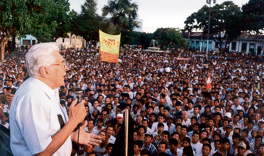 Fompromiso. Gustavo Mohme estuvo al frente de iniciativas populares para enfrentar a la autocracia fujimorista que socavó el país con corrupción.  Foto: difusión
