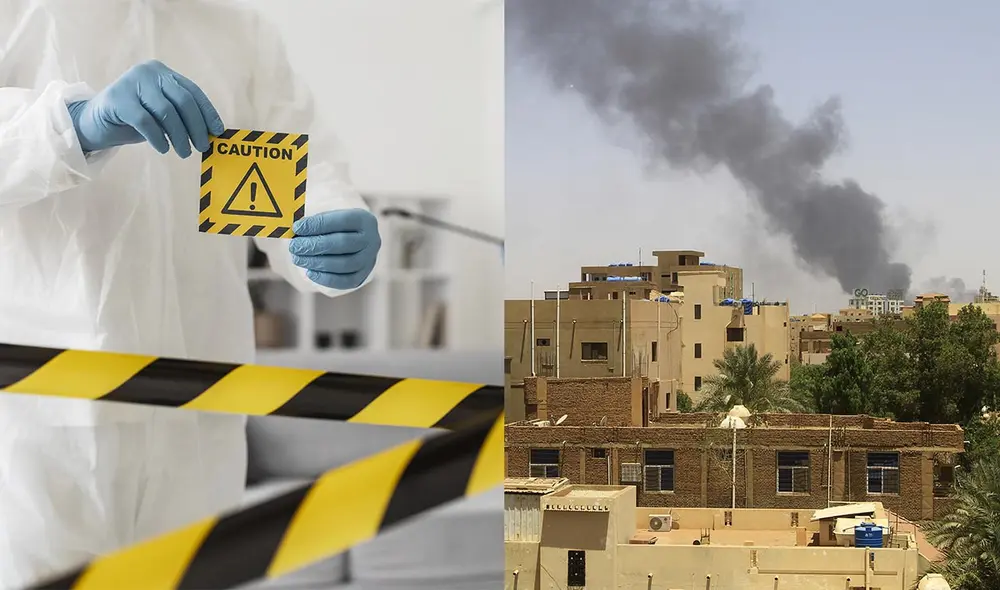 Debido al conflicto en Sudán, contagiosas enfermedades podrían ser expuestas por grupos armados. Foto: composición RL/Freepik/AFP