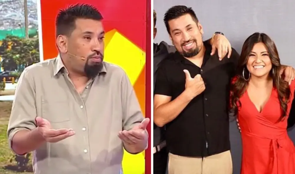 Aldo Miyashiro asegura no estar al tanto del ampay de su reportera con el cantante casado Alessandro Vernazza. Foto: composición LR/América TV/Instagram - Video: América TV