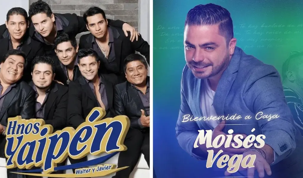 Moisés Vega ingresa a la orquesta luego de la salida sorpresiva de Donnie Yaipén. Foto: composición LR/Facebook/Hermanos Yaipén Moisés Vega ingresa a la orquesta luego de la salida sorpresiva de Donnie Yaipén. Foto: composición LR/Facebook/Hermanos Yaipén