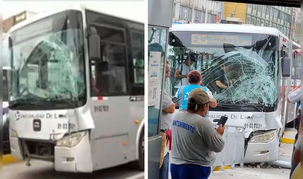 El accidente se habría producido por la imprudencia de un conductor de una moto lineal. Foto: Twitter /  lozano_eddy / captura de Tv Perú