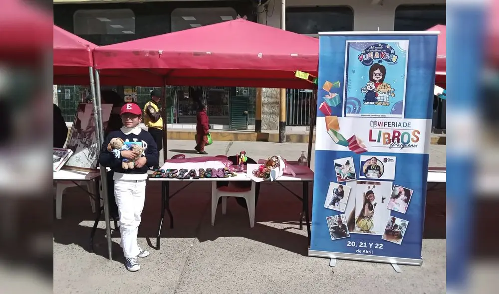 Brihanna Ramos Ortega en la feria de libros 2023, en Pasco. Foto: Revista Creser Brihanna Ramos Ortega en la feria de libros 2023, en Pasco. Foto: Revista Creser