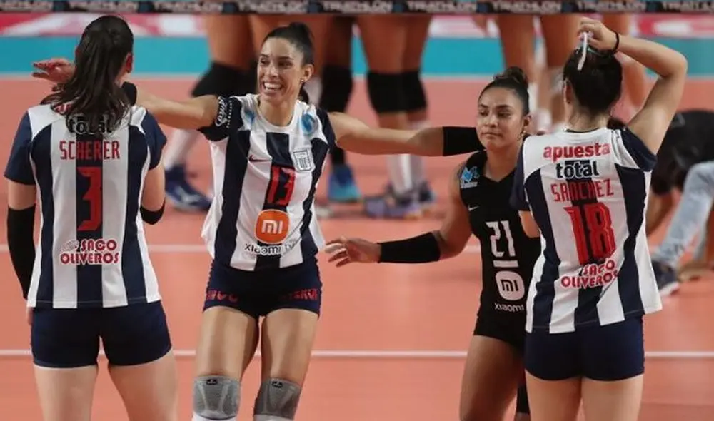 Alianza Lima ganó la tercera final contra Regatas en la LNSV 2023. Foto: Movistar Deportes Alianza Lima ganó la tercera final contra Regatas en la LNSV 2023. Foto: Movistar Deportes