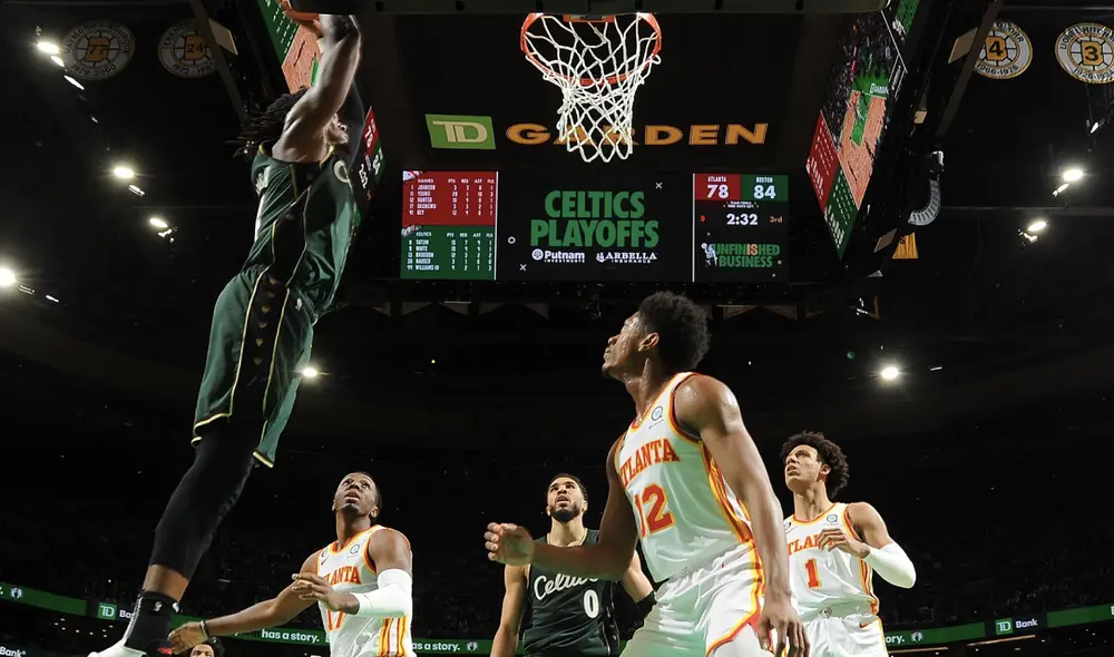 Boston Celtics vs. Atlanta Hawks se enfrentaron en TD Garden. Foto: Boston Celtics Boston Celtics vs. Atlanta Hawks se enfrentaron en TD Garden. Foto: Boston Celtics