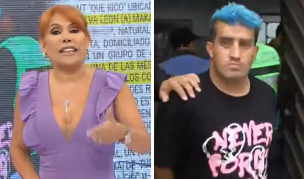 Magaly Medina repudia conducta de Makanaky tras ser detenido. Foto/Video: captura ATV