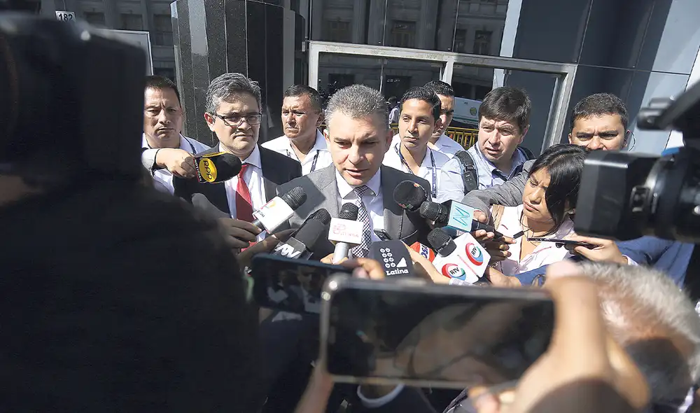 Corto circuito. Fiscal superior Rafael Vela se distancia de la fiscal de la Nación, Patricia Benavides, por caso de Toledo. Foto: difusión