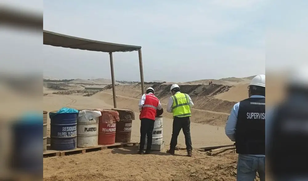 Auditores realizaron una supervisión en la vía de Evitamiento de Chimbote. Foto: Contraloría