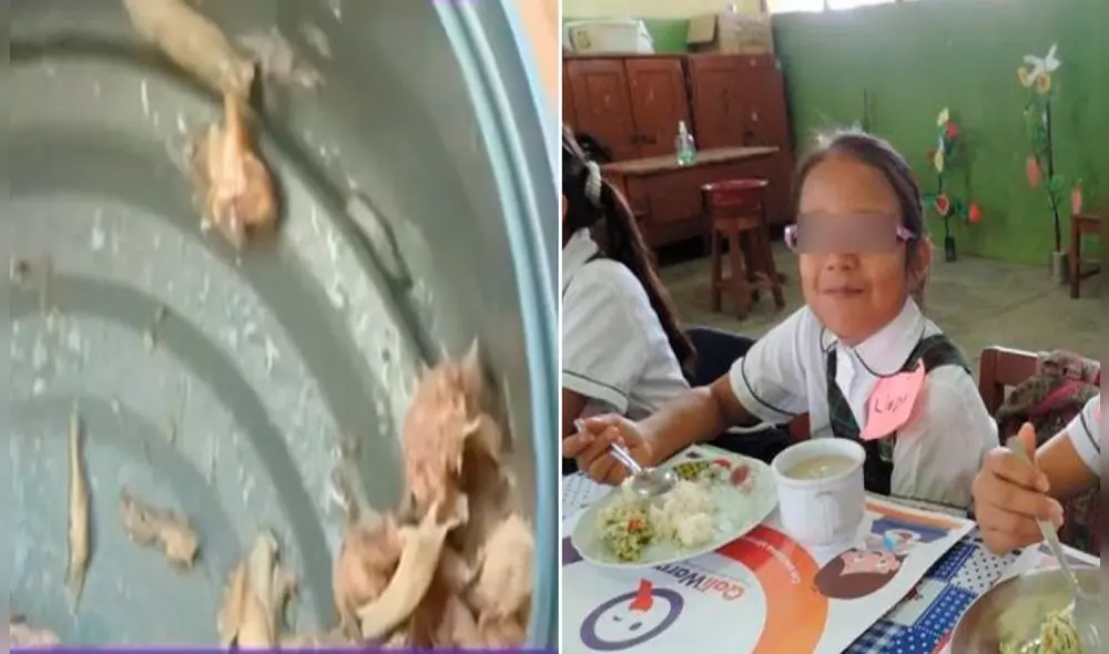 Las madres señalan que las latas de conserva no estaban vencidas, pero la carne estaba podrida. Foto: composición LR/captura/Latina - Video: Latina Las madres señalan que las latas de conserva no estaban vencidas, pero la carne estaba podrida. Foto: composición LR/captura/Latina - Video: Latina