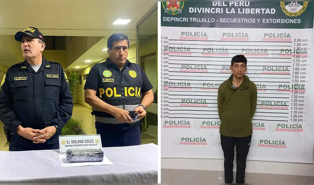 Policía logró un rescate limpio. Foto: PNP/Radar Informativo