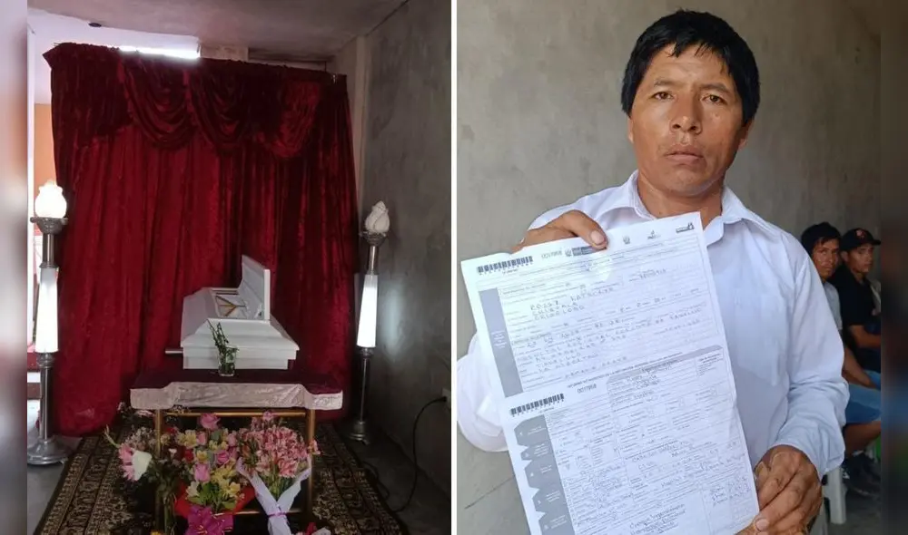 Malaquias Chiguala, padre de la menor que murió por presunta negligencia médica, pide justicia para su menor. Foto: composición de Luis Fernando/LR/Sergio Verde/La República Malaquias Chiguala, padre de la menor que murió por presunta negligencia médica, pide justicia para su menor. Foto: composición de Luis Fernando/LR/Sergio Verde/La República