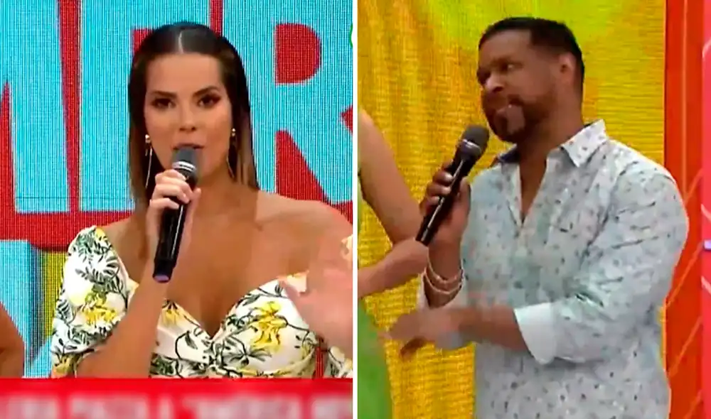 'Giselo' tuvo peculiar recibimiento con Valeria Piazza en "AH". Foto: composición LR/captura de América TV. Video: América TV 'Giselo' tuvo peculiar recibimiento con Valeria Piazza en "AH". Foto: composición LR/captura de América TV. Video: América TV