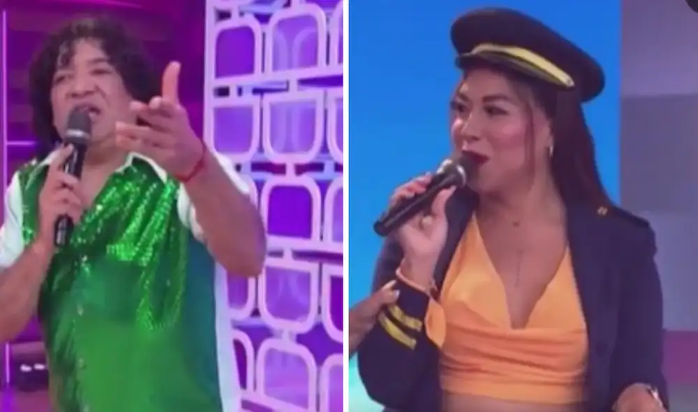 Carlos Vílchez y Dayanita se encontraron en "MQM" y aseveraron tener una muy buena relación amical. Foto: Composición LR/ América TV