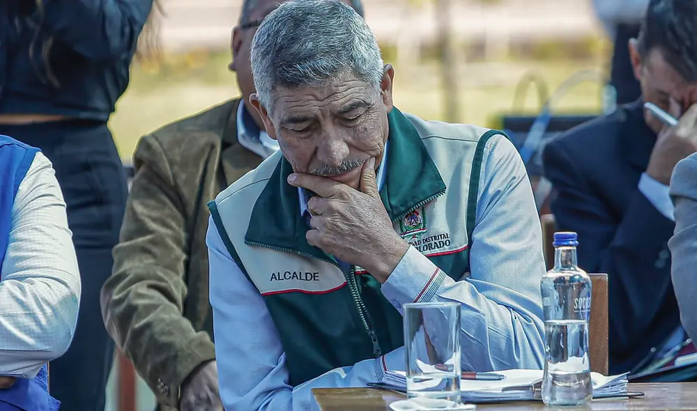 Audiencia virtual. Alcalde de Cerro Colorado respondió un largo interrogatorio de su abogado y del fiscal. Foto: Rodrigo Talavera/ LR