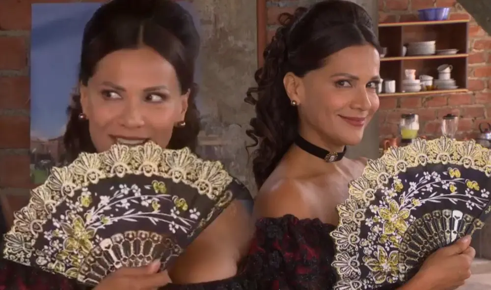 Mónica Sánchez dio vida a la Perricholi en la TV peruana en 1992. Foto: composición/captura América TV