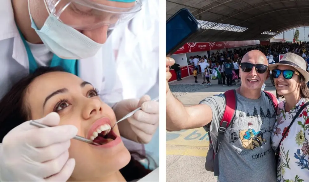 Casi 50.000 chilenos cruzan la frontera por Tacna para realizarse procedimientos odontológicos en nuestro país. Foto: Composición La República/Clínica San Judas Tadeo/Instagram/Andina