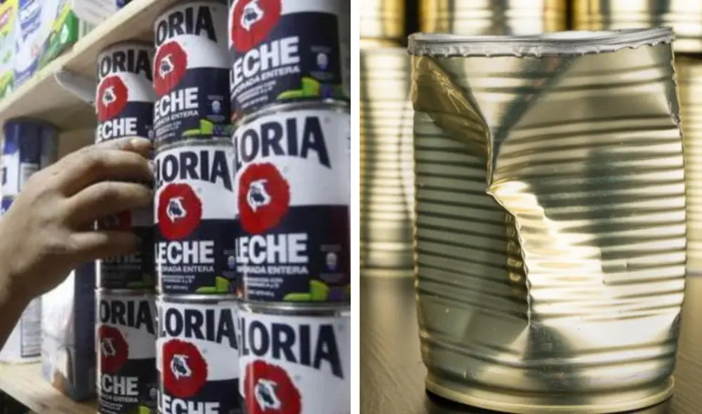Conoce por qué no deberías consumir la leche que tiene la lata abollada. Foto: composición LR/Líbero/20Minutos