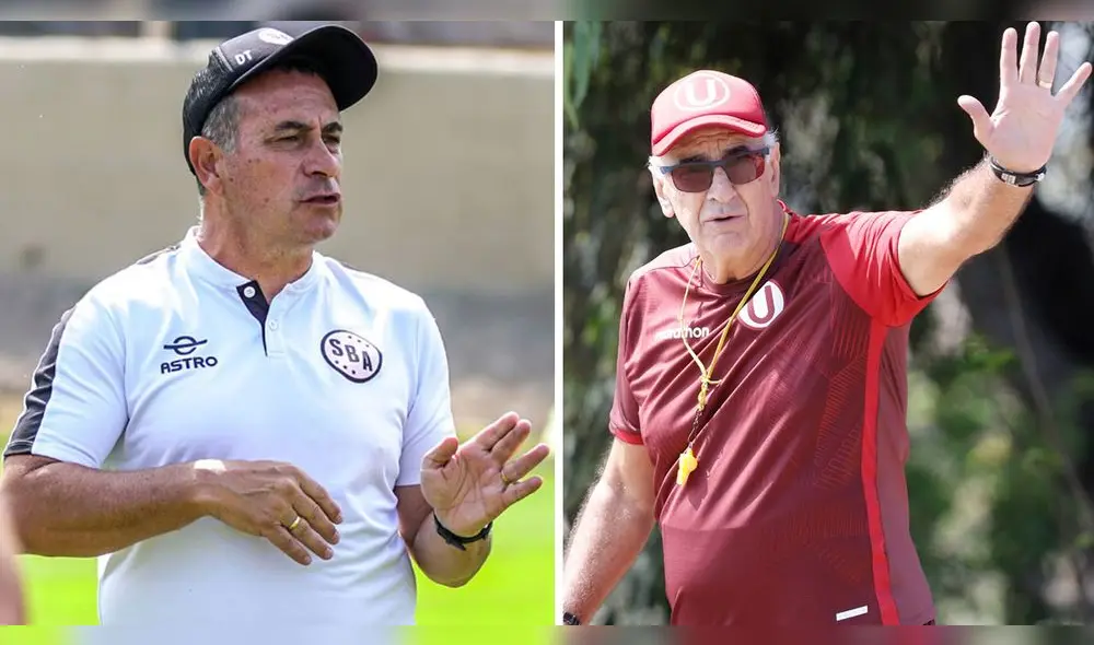 Guillermo Sanguinetti no dudó en alabar las virtudes de Jorge Fossati. Foto: composición Sport Boys/Luis Jiménez/GLR