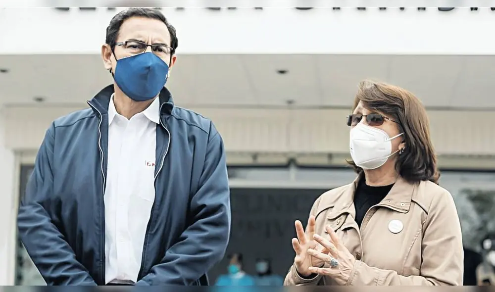 En secreto. Vizcarra y Mazzetti fueron inoculados a escondidas en el 2020, cuando aún nadie era inmunizado en el país. Foto: difusión En secreto. Vizcarra y Mazzetti fueron inoculados a escondidas en el 2020, cuando aún nadie era inmunizado en el país. Foto: difusión