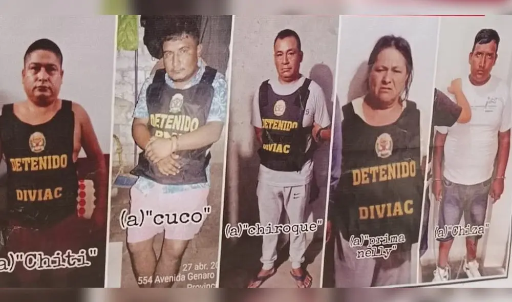 Los imputados fueron seguidos por agentes de la Diviac por varios meses. Foto: cortesía