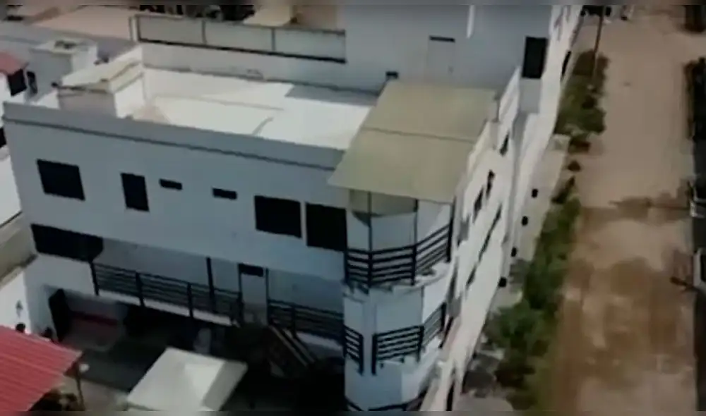 La casa de playa donde se ocultaba 'Maldito Cris' pertenecería a un coronel PNP. Foto: Panamericana - Video: Panamericana