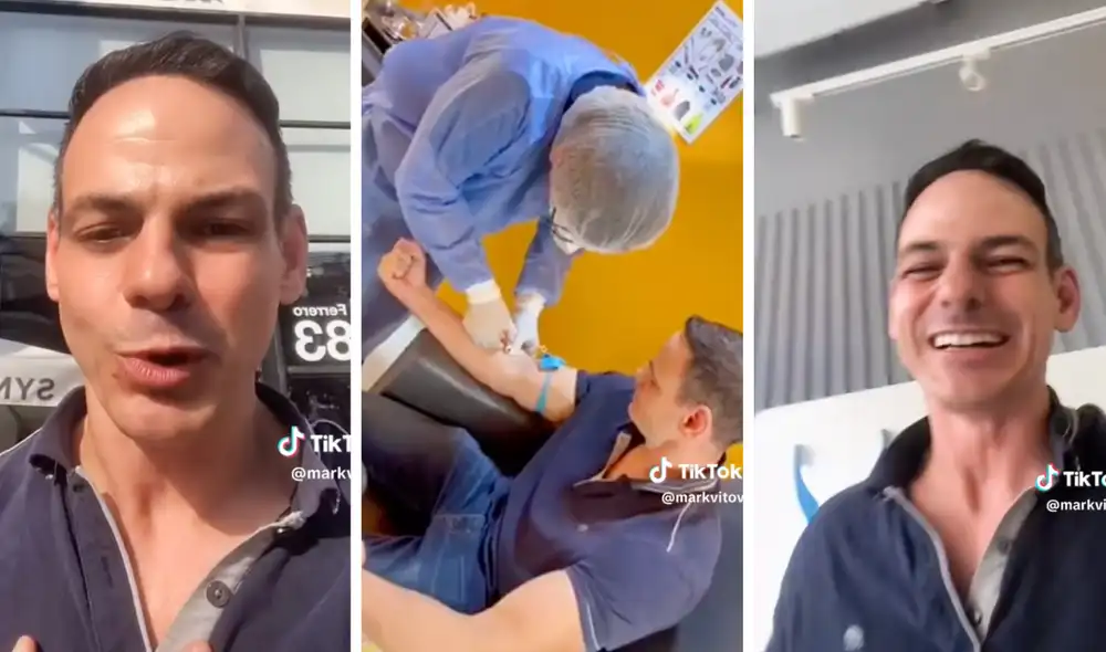 Mark Vito niega haber consumido sustancia para lograr un mejor físico en poco tiempo. Foto: composición LR/TikTok - Video: TikTok