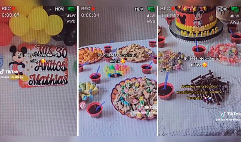 Usuarios comentaron que las celebraciones de antes les gustaban más. Fotos: composición LR/ TikTok/ @dianafiorellaqg