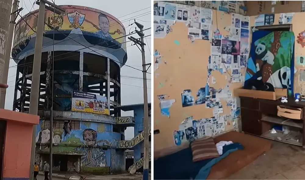Conoce cómo es vivir dentro del tanque de Los Barracones del Callao. Foto: composición LR/captura Youtube/"Dilo no más" Conoce cómo es vivir dentro del tanque de Los Barracones del Callao. Foto: composición LR/captura Youtube/"Dilo no más"