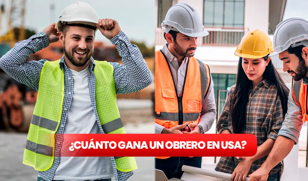 Un trabajador de construcción puede percibir buenos ingresos en USA. Foto: composición LR/Freepik