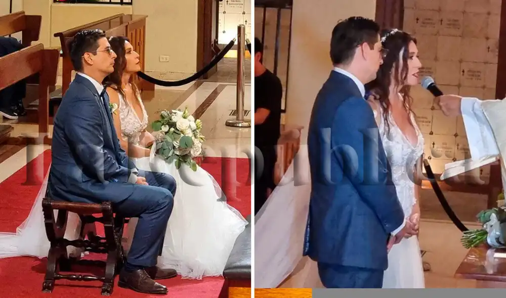 Verónica Linares contrajo nupcias con Alfredo Rivero tras 12 años de relación. Foto: composición LR/María Pía Ponce/LR - Video: María Pía Ponce/La República