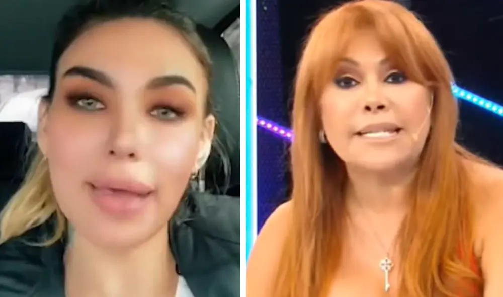 Angie Jibaja envió contundente mensaje a Magaly Medina tras sus constantes críticas hacia ella. Foto: composición LR/TikTok/Angie Jibaja/YouTube/Magaly ATV