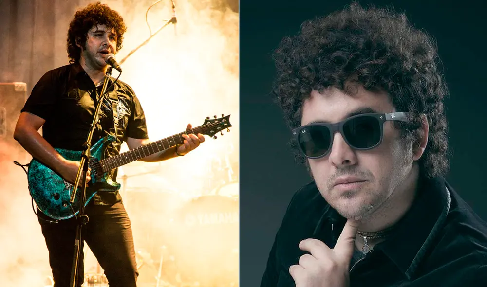 Miguel Samamé, imitador de Gustavo Cerati. Fotos: Facebook/Miguel Samamé