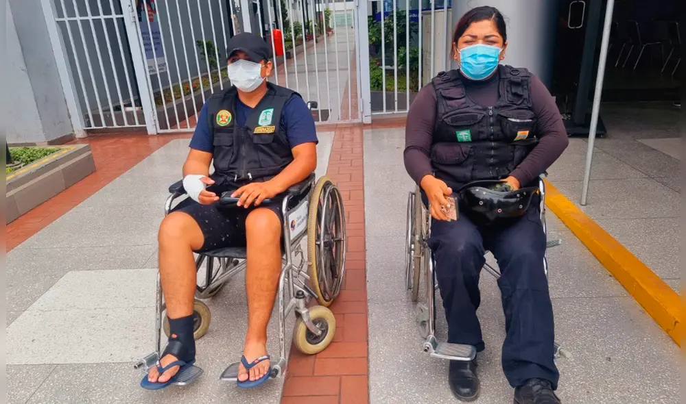 Serenos de Los Olivos ayudaron a la captura de delincuentes de la banda Los Malditos del Ermitaño. Foto: Bárbara Mamani/La República Serenos de Los Olivos ayudaron a la captura de delincuentes de la banda Los Malditos del Ermitaño. Foto: Bárbara Mamani/La República