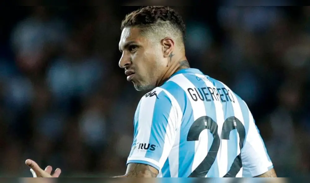 Paolo Guerrero juega en Racing desde este 2023. Foto: TyC Sports Paolo Guerrero juega en Racing desde este 2023. Foto: TyC Sports