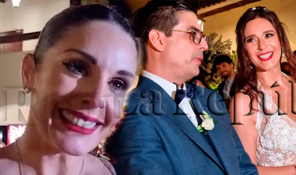 Verónica Linares solo tuvo cálidas palabras para su amiga recién casada Verónica Linares. Foto: composición/María Pía Ponce / URPI-LR - Video: María Pía Ponce / URPI-LR