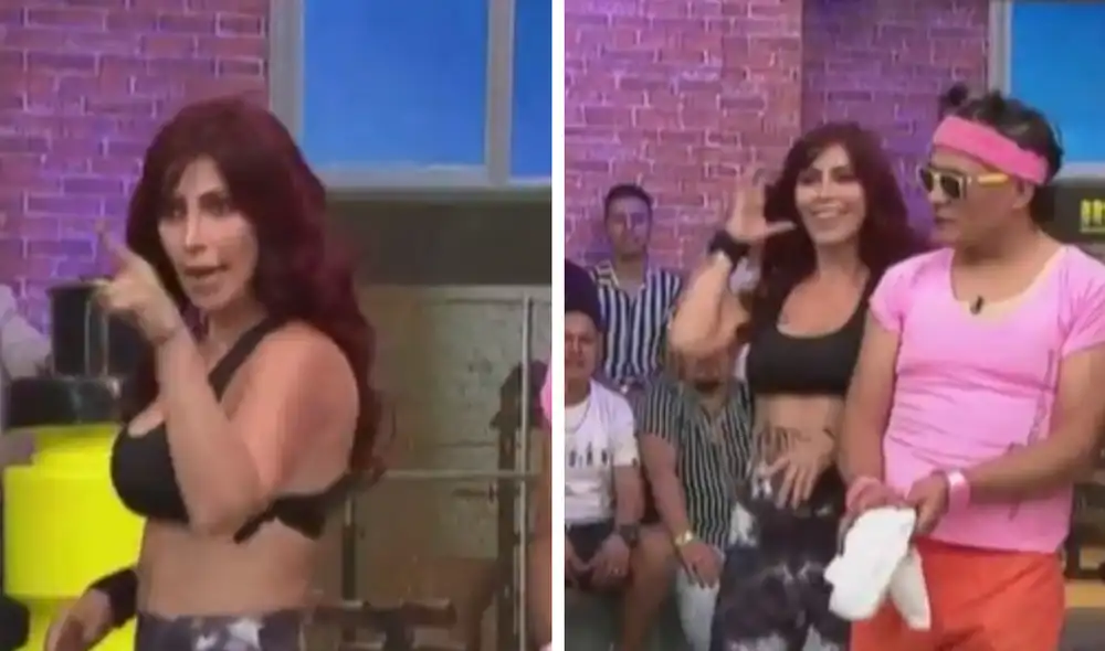 Milena Zárate debuto en el "Jirón del humor" con divertida secuencia. Foto: composición LR/Latina - Video: Latina