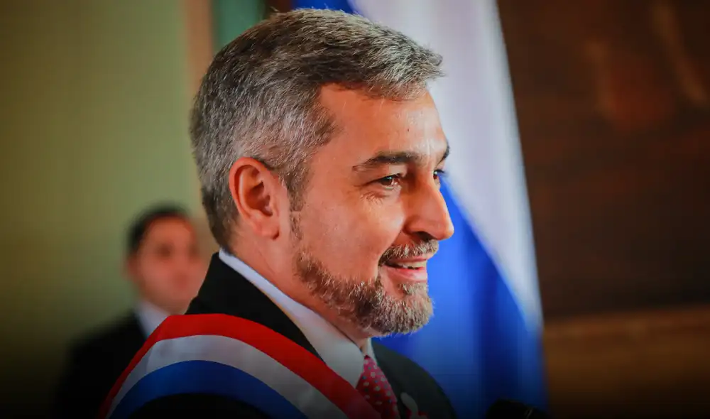 Mario Abdo Benítez ejerce la presidencia desde 2018. Foto: AFP