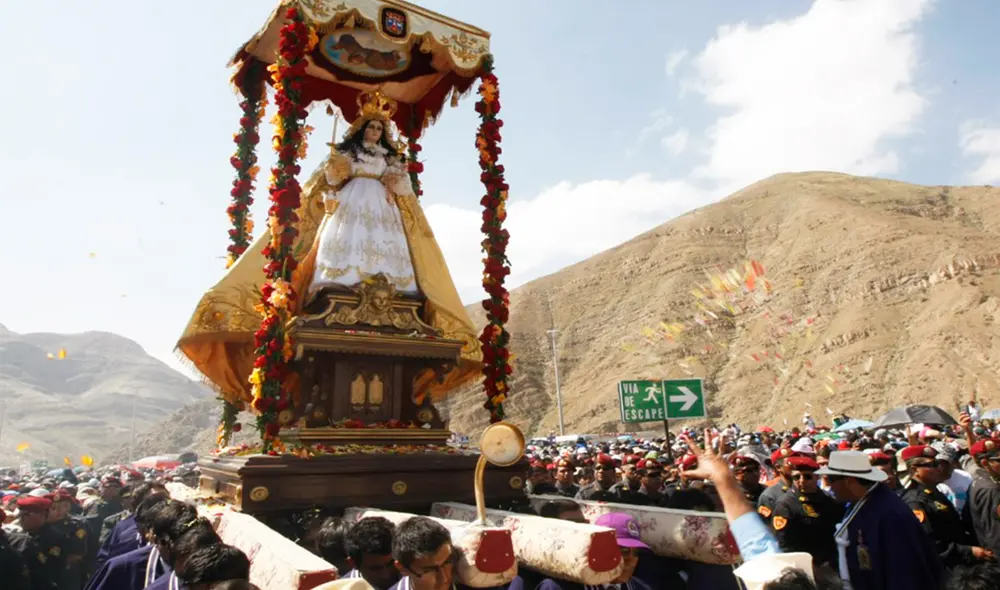 Virgen de Chapi venerada por sus fieles. Foto: La República/Archivo.