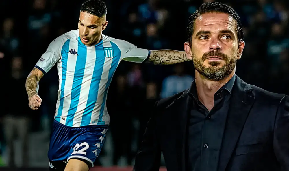 Paolo Guerrero y Fernando Gago comparten vestuario en Racing como jugador y entrenador. Foto: composición LR / Racing / Fernando Gago