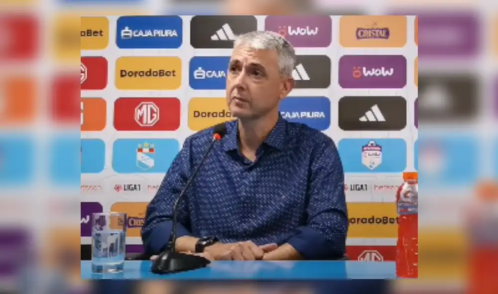 Tiago Nunes acumula sesis partidos sin ganar entre Liga 1 y Copa Libertadores. Foto: captura YouTube Sporting Cristal