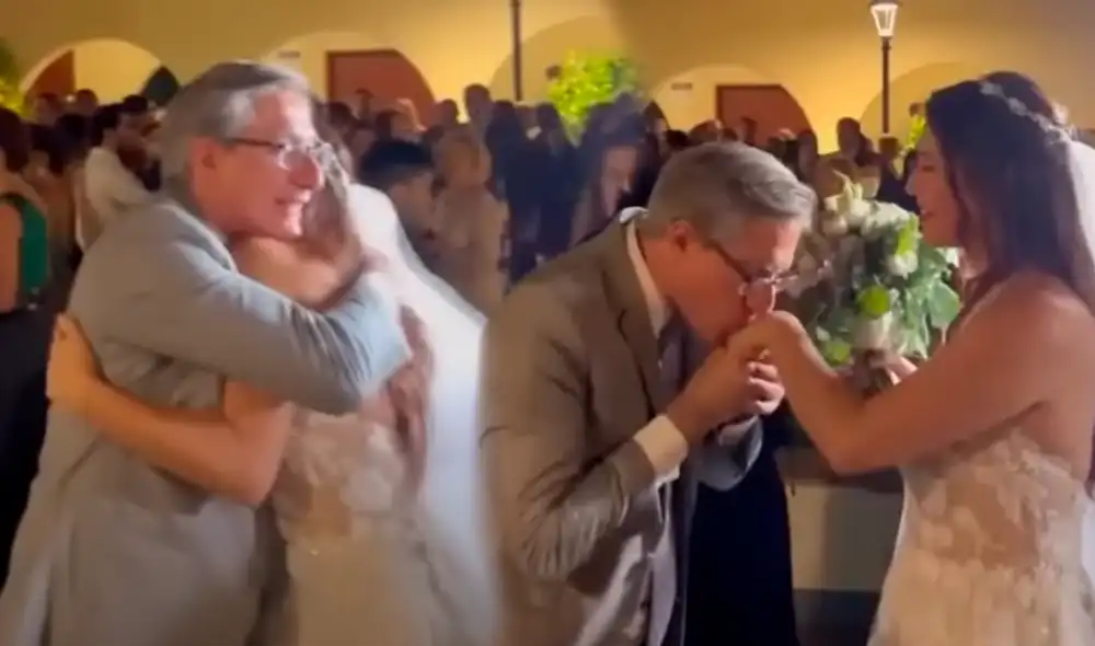 Federico Salazar acompañó a Verónica Linares en su matrimonio con Alfredo Rivero. Foto: composición LR/captura de Instagram/Valeria Piazza - Video: Instagram/Valeria Piazza Federico Salazar acompañó a Verónica Linares en su matrimonio con Alfredo Rivero. Foto: composición LR/captura de Instagram/Valeria Piazza - Video: Instagram/Valeria Piazza