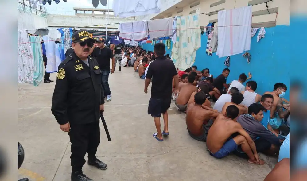Operativo desarticuló presunta mafia en penal de Piura. Foto: PNP
