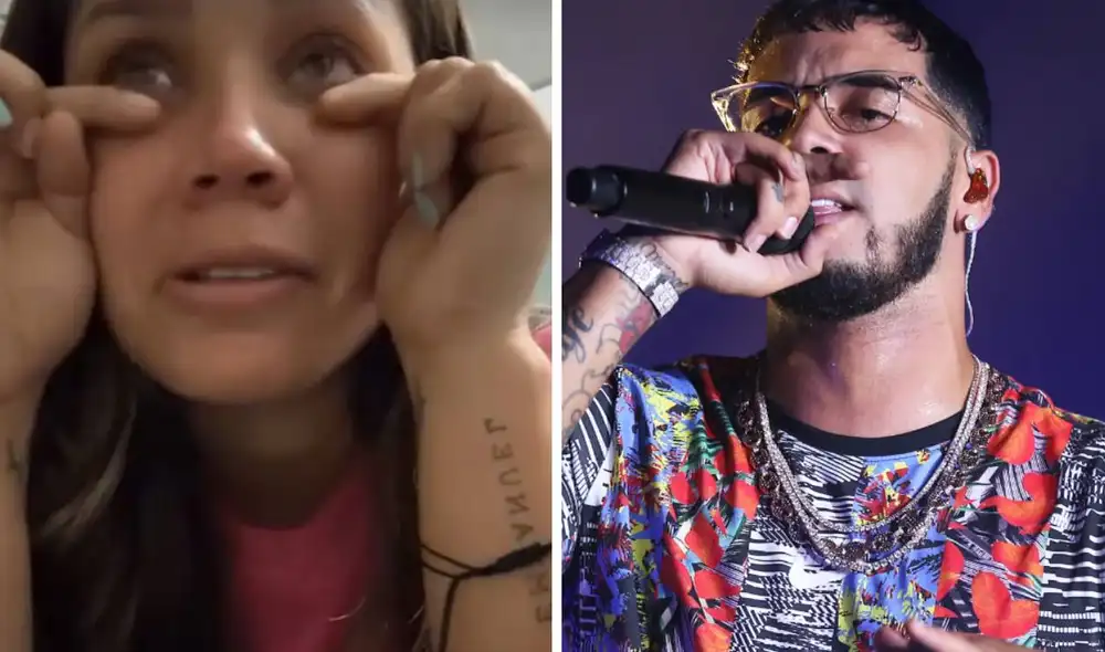 Andrea San Martín se quedó con las ganas de conocer a Anuel AA. Foto: composición LR/Instagram/difusión
