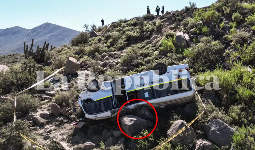 Accidente en la ruta Chapi- Arequipa. Foto: Rodrigo Talavera/ LR Accidente en la ruta Chapi- Arequipa. Foto: Rodrigo Talavera/ LR