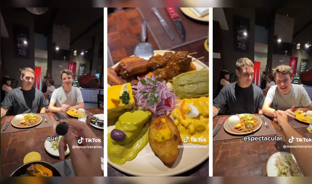 Usuarios comentaron que la comida peruana es la más rica. Foto: composición LR/ Foto: composición LR/ @ManuRiverRios