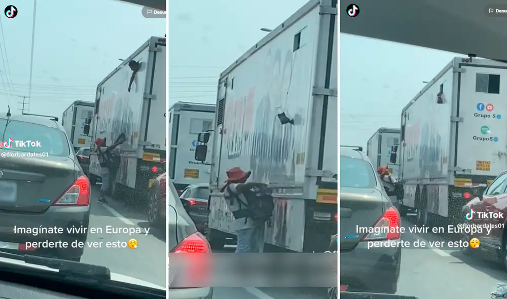 Las imágenes se volvieron virales en redes sociales. Foto: composición de LR/TikTok/@Florbardales01 Las imágenes se volvieron virales en redes sociales. Foto: composición de LR/TikTok/@Florbardales01