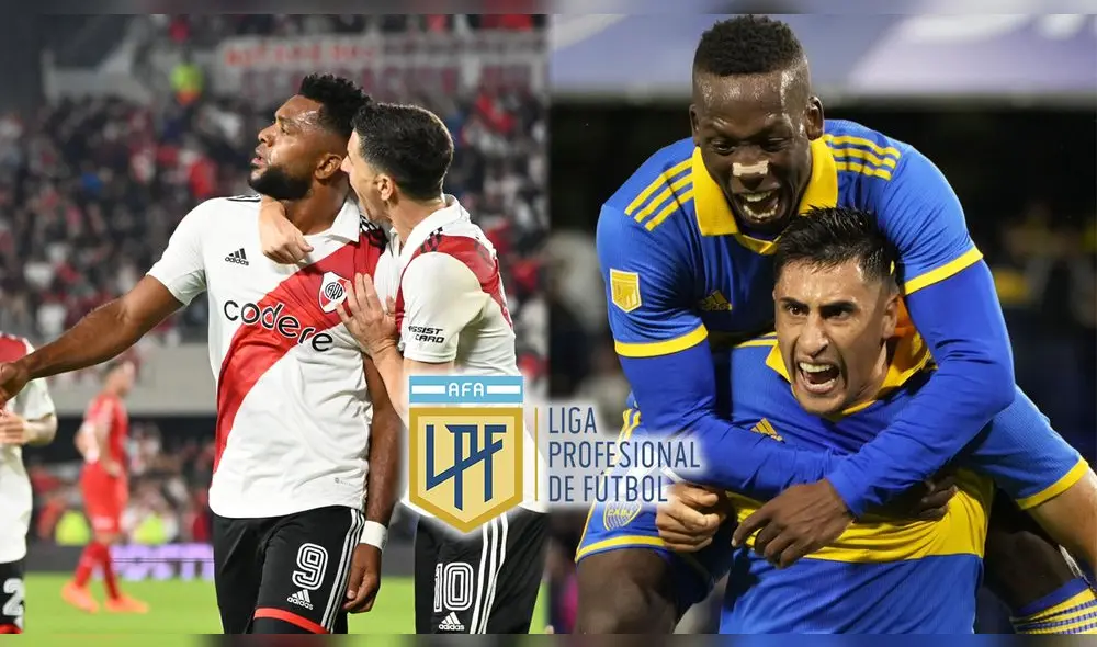 River Plate es el actual líder de la Liga Profesional de Fútbol. Foto: Composición-LR/Twitter @RiverPlate/Twitter @BocaJrsOficial River Plate es el actual líder de la Liga Profesional de Fútbol. Foto: Composición-LR/Twitter @RiverPlate/Twitter @BocaJrsOficial