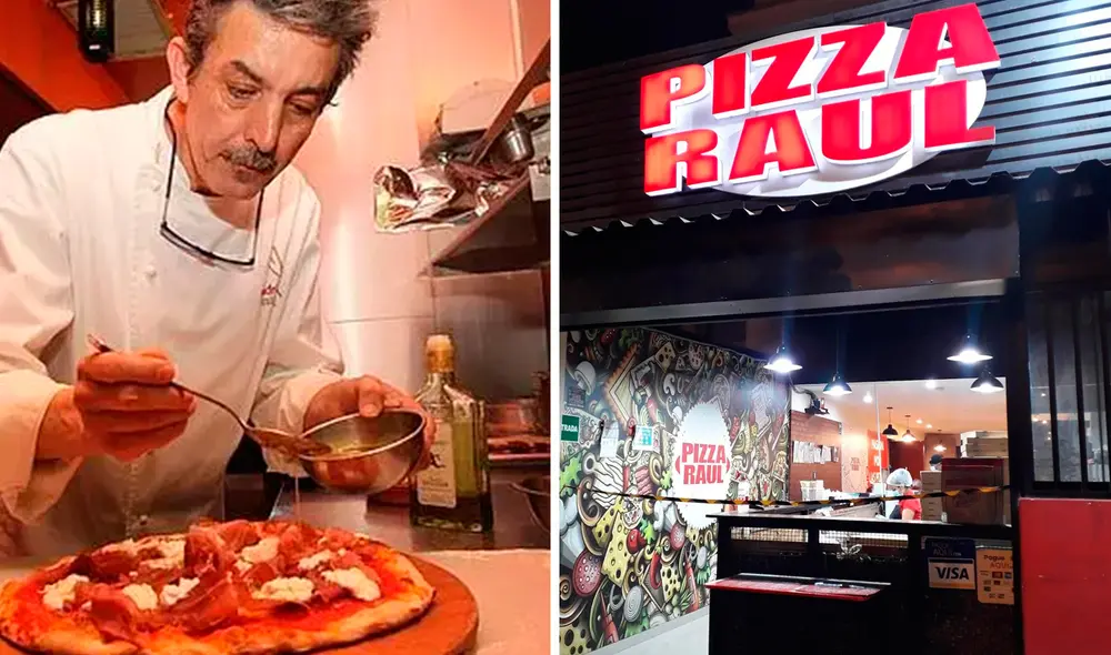 Raúl Dupont Ballón decidió inaugurar su primer local en 1994 bajo el nombre de Pizza Raúl. Foto: composición LR/Pizza Raúl/Restaurante Gurú Raúl Dupont Ballón decidió inaugurar su primer local en 1994 bajo el nombre de Pizza Raúl. Foto: composición LR/Pizza Raúl/Restaurante Gurú