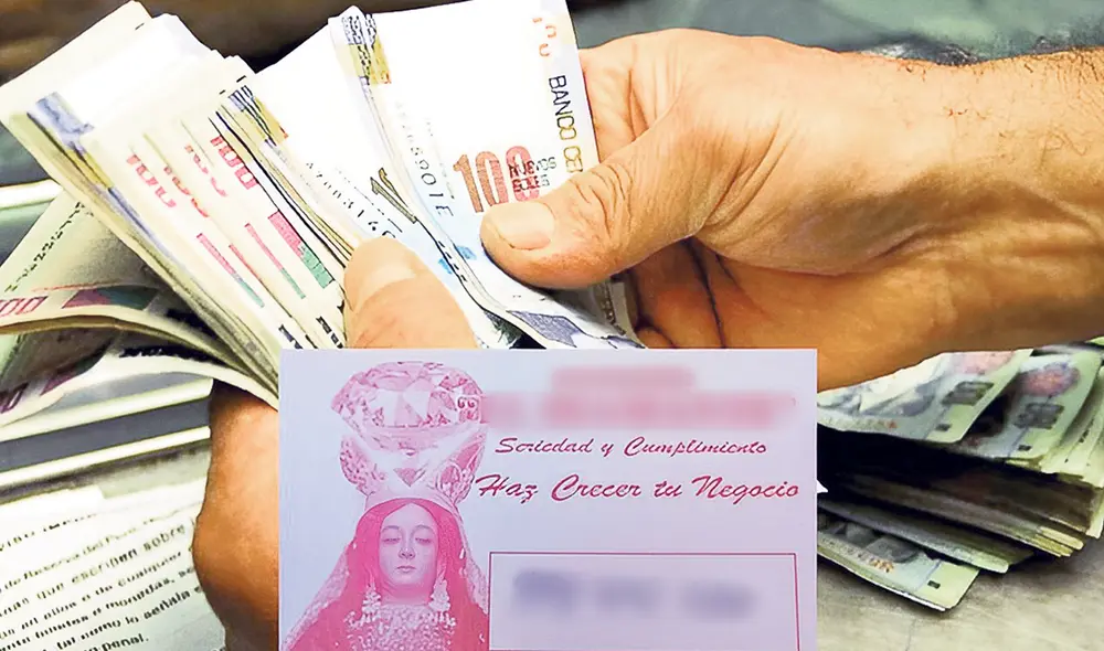 Cobranza. Los ‘gota a gota’ suelen realizar préstamos con intereses que fluctúan entre el 20% y el 60%. Los cobros se realizan a diario o semanalmente. Foto: difusión