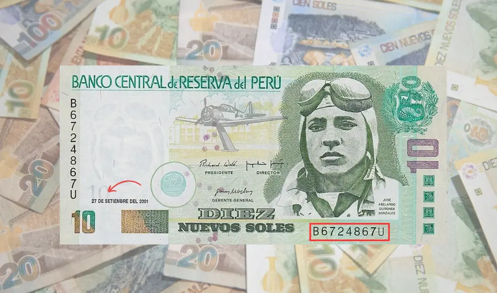 Conoce cómo son los billetes de 10 soles que pueden valer hasta 10 veces más para los coleccionistas. Foto: composición LR/Captura Ebay/Remitly Blog