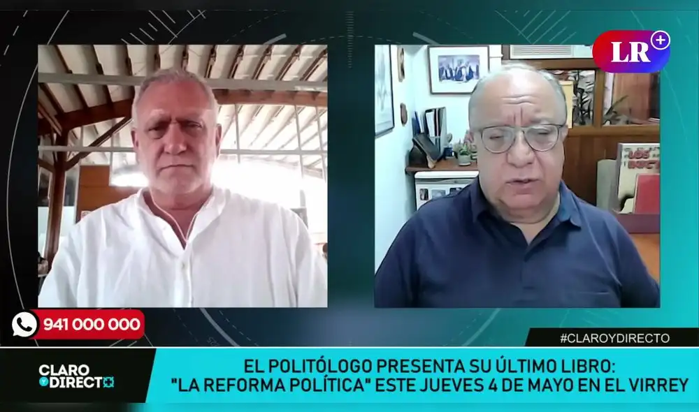 Augusto Álvarez Rodrich conversa con Fernando Tuesta sobre el Congreso y las recientes noticias vinculadas al Parlamento. Foto y Video: LR+ Augusto Álvarez Rodrich conversa con Fernando Tuesta sobre el Congreso y las recientes noticias vinculadas al Parlamento. Foto y Video: LR+